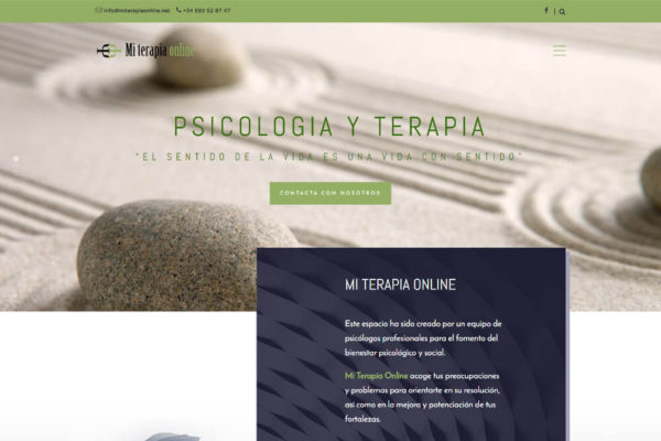 Diseño web Mi Terapia Online
