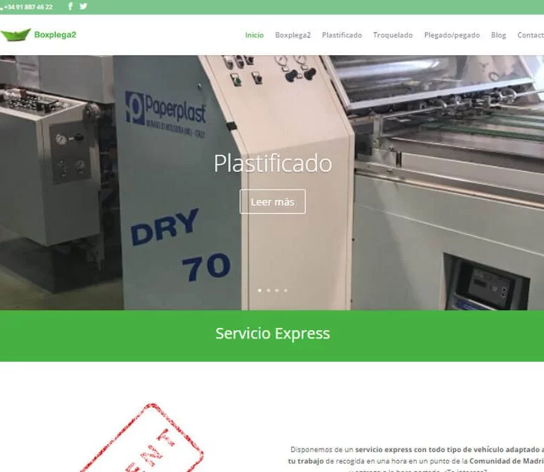 Diseño web Boxplega2