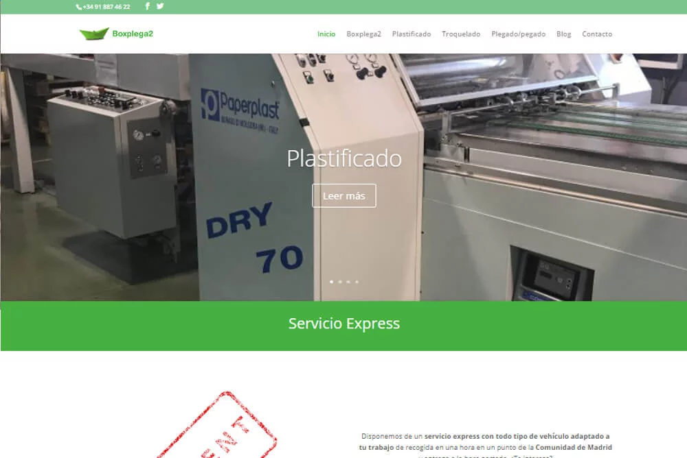 Diseño web Boxplega2